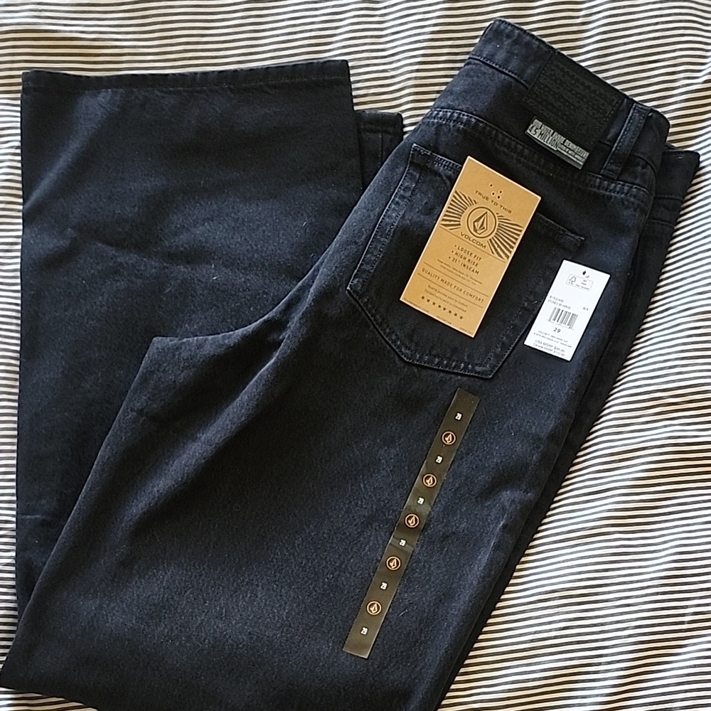 Women's Wide Leg Black Jeans